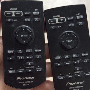 PIONEER Black Twin Remote Controllers